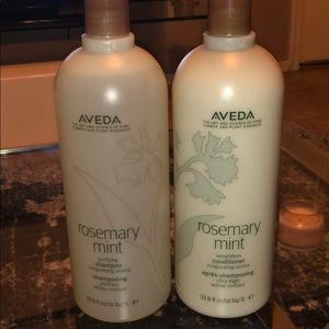 Aveda Rosemary Mint Shampoo and Conditioner